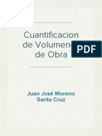 Cuantificacion de Volumenes de Obra