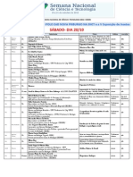 Programacao Polo Nova Friburgo - Semana Nacional de Ciencia e Tecnologia