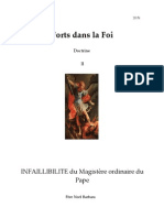 1INFAILLIBILITE Du Magistere Ordinaire Du Pape