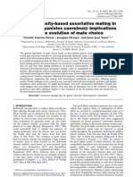 Heterozygosity-Based Assortative Mating in Blue Tits (Cyanistes Caeruleus) : Implications For The Evolution of Mate Choice