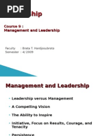 Download 9 Management and Leadership by Leadership Course SN14673745 doc pdf