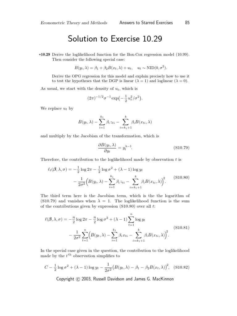 Exercise 10.29 | PDF | Teaching Methods & Materials