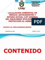 Material Legislacion Ambiental en Mexico 2013
