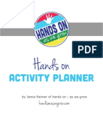 Hands on Activities Planner 2013