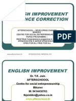 23 July English Improvement