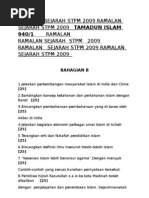 Download Tamadun Islam STPM by saraanraaj SN14675303 doc pdf