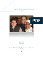 L'analyse Genre Du Secteur de L'éducation. Rapport. Larbi Wafi. Consultant. Improving Training For Quality Advancement in National Education. Mai 2010 ...