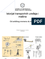 Istorija Transportnih Uredjaja