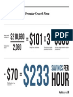 Savings: Hourly Value at A Premier Search Firm