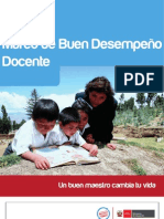 Marco del buen desempeño docente