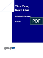 GroupM - India Media Market Report 2009 (Newspaper, Television, Magazines, Radio, Outdoor, Digital, Cinema, Retail Media)