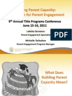 Michelle Tarbutton La Keita Servance Building Parent Capacity ACrosswalkfor Parent Engagement