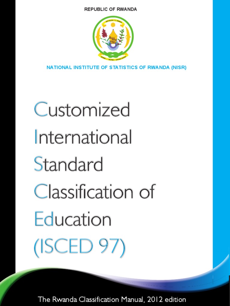 Rwanda Customizes the International Standard Classification of ...