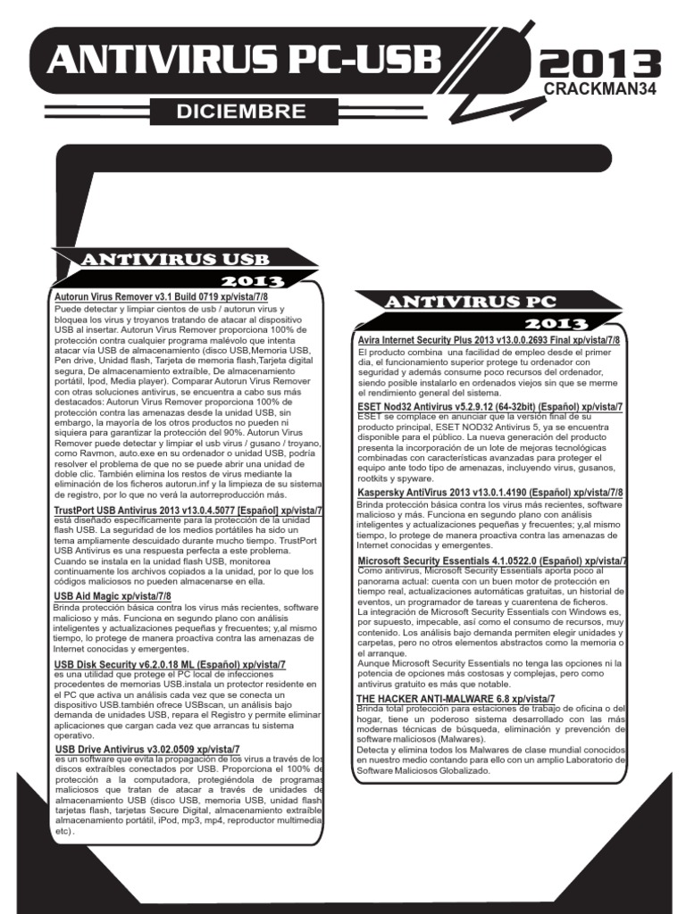 PDF Portadas Diciembre | PDF | Virus De Computadora | Windows XP