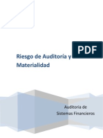 Riesgo de Auditoria y Materialidad