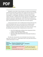 Sequence of Tenses