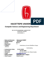 Hacettepe University: Computer Science and Engineering Department