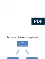 Rechazo clínico al trasplante