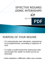 Resume Cover Letter Writing