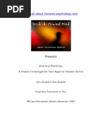 Download Criminal Profiling a Viable Investigative Tool Against Violent Crime by David SN14681810 doc pdf