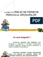 Droguri PPT Elevi Gimnaziu