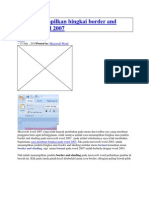 Cara Menampilkan Bingkai Border and Shading Word 2007