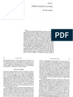 Abu-Lughod, L. Writing Against Culture. in R. G. Fox (Ed.), Recapturing Anthropology Working in The Present