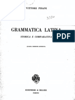 Pisani - Grammatica Latina Storica e Comparativa