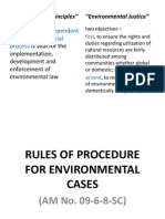 Rules of Procedure For Environmental Cases