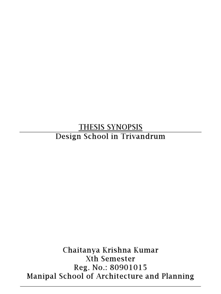 Architecture design thesis image