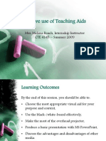 Effective Use of Teaching Aids - 2