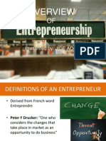 Overview of Entrepreneurship 1