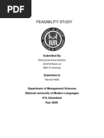 Travel and Tour Feasibility Study M Ahsan Mukhtar Zahid M.nazar Lal