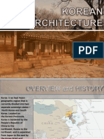The Architecture and History of Korea