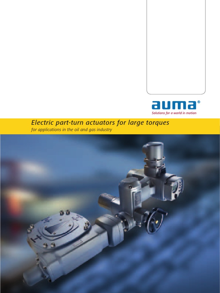 Auma control valve manual Transmission (Mechanics) Actuator