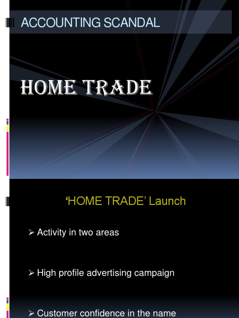 Home Trade Accounting Scandal Overview | PDF | Securities (Finance ...