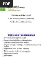 Aula 1. Matérias-primas