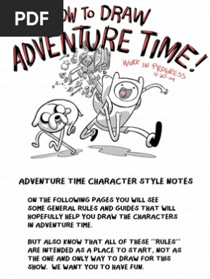 Adventure Time Drawings Step By Step