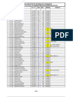 Result of B.tech. 4th Semester (Regular) Examination, 2012-2013