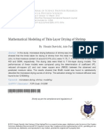 10 Mathematical Modeling of Thin Layer Drying of Shrimp
