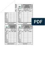 Ficha de Controle de Inspeção de Extintores