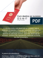 CL 3-16-17 - Com Destino Ao Sucesso