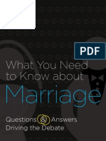 What You Need to Know About Marriage