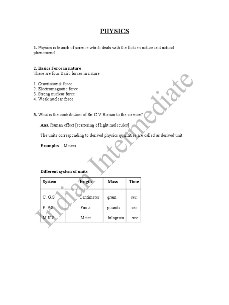 Physics | PDF | Science & Mathematics | Technology & Engineering