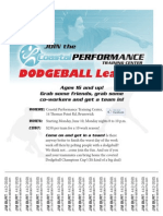 CP Dodgeball Flyer