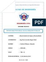 Informe Tecnico Del Agua OMS