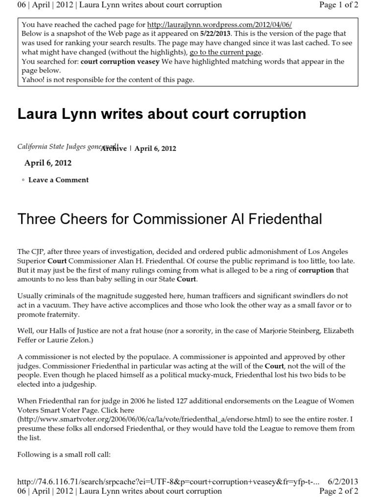 Laura Lynn PDF Judge Judiciary (System Of Justice)