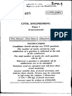 Civil Conventional 2009 Paper-I