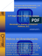 Arrendamiento Financiero