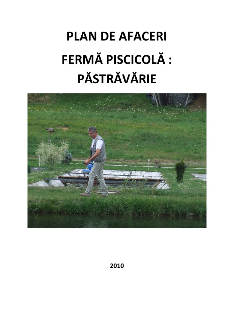 Plan de Afaceri - Pastravarie | PDF